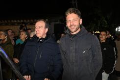 Άναμμα Χριστουγεννιάτικου δέντρου στο Αιγίνιο 